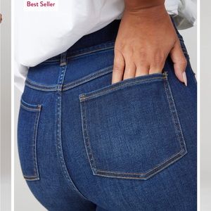 Spanx flare jeans midnight shade size L, never worn